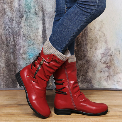 Bottes hautes en cuir | Marvolli™