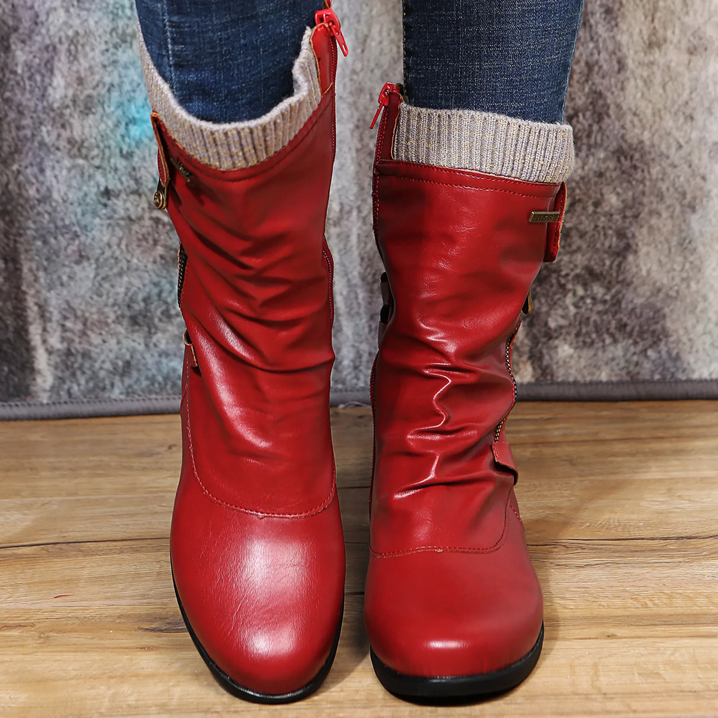 Bottes hautes en cuir | Marvolli™