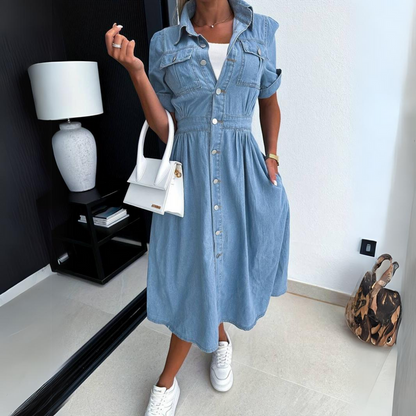 Robe en jean tendance pour femme | Fyshmi™