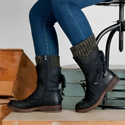 Bottes d'hiver en daim | Marvolli™