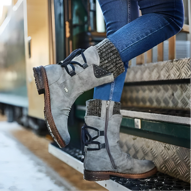 Bottes d'hiver en daim | Marvolli™