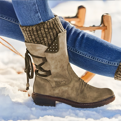 Bottes d'hiver en daim | Marvolli™