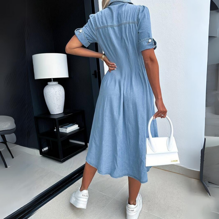 Robe en jean tendance pour femme | Fyshmi™