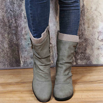 Bottes hautes en cuir | Marvolli™