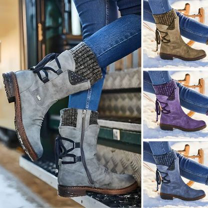 Bottes d'hiver en daim | Marvolli™