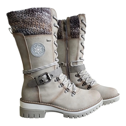 Bottes en cuir doublé polaire | Marvolli™