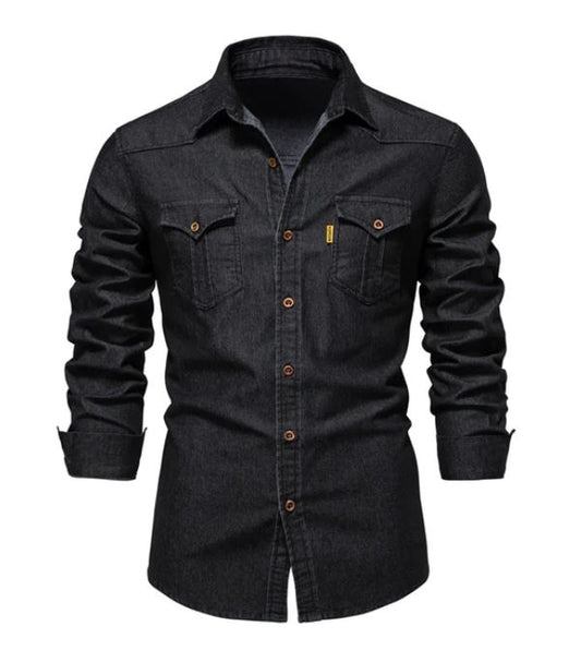 Chemise en jean pour hommes | Marvolli™