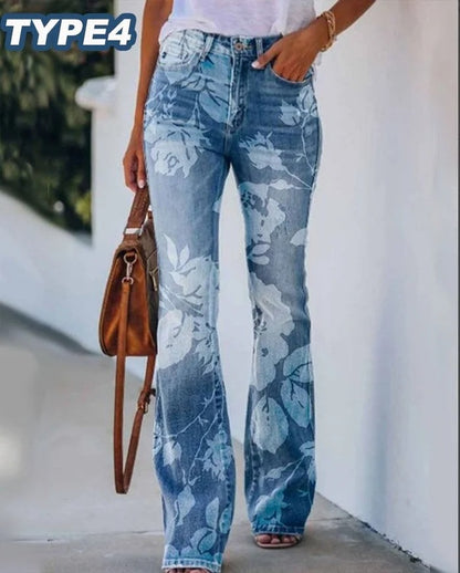 Jeans Ample à Fleurs | Veroniol™