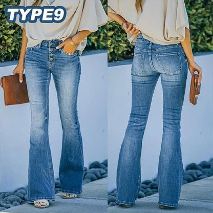 Jeans Ample à Fleurs | Veroniol™